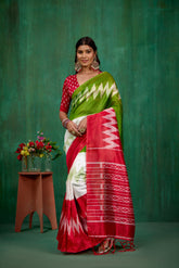 Shop Elegant Green Mysore Art Silk Printed Ready to Wear Saree Online - Best Prices-RTW-2199